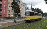 Rckfahrt von Tw 4572 am Gro-Berliner-Damm am 21.09.2021.