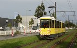 Tw 4572 am Gro-Berliner Damm zur Abnahmefahrt am 30.09.2021.