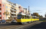 Die historischen KT4Dt mod 7011 und 7012 mit "Tschss TATRA"  geschildert (Gro-Berliner-Damm 30.10.2021).