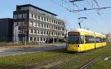 Tw 1522 auf der M17 Richtung Falkenberg (Gro-Berliner-Damm 30.10.2021).