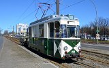 Am 01.04.2016 ATZ 4508 mit Lore G 107 an der Landsberger Allee