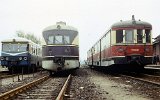 Von Berlin kamen der SVT Kln 182 003 /503/ 004 und SVT Ruhr 184 001/002. Aus Cottbus der LVT 173 002 nach Beskow