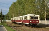 Zug der Buckower Kleinbahn, Hegermühle Güterstrecke 2005