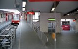 Standseilbahnen in Saint-Jean 1993: Links F1 nach Saint-Just, rechts  F2 nach Fourvière