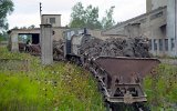 Der Besitzer der Ziegelei Niezabyszewo empfing mich freundlich. Nach dem üblichen Tee führte er mich selbst durch die Fertigung. (01.09.2003)
