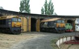 CTL Rail ST44-R005 und -R007 sowie die 409Da-738 in Kostrzyn am 07.08.2006.