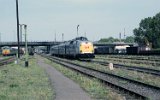 Baureihe MA,  dieselhydraulischer Schnelltriebwagen, von der Dänischen Staatsbahnen (DSB) für die LKR Lubuska Kolej Regionalna, Wolsztyn 09. Mai 1993