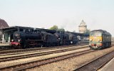ST44-480, Ok1-359 und Ok22-31 in Żagań am 29. August 1992