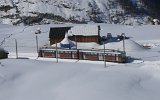 Blick auf die Verladestation Riffelboden (13.02.2010).