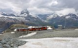 Blick von Gornergrat auf das Matterhorn am 05.07.2016 - Sommer in der Schweiz.