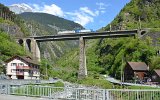 Die Chrstelenbachbrcke in Amsteg am 06.05.2016.