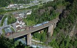 Die Chrstelenbachbrcke in Amsteg am 10.06.2016