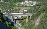 Die Chrstelenbachbrcke in Amsteg am 10.06.2016