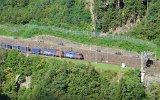 Auffahrt zur Intschireussbrcke sdlich von Amsteg am 27.08.2016