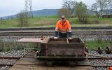 Fr den Transport der Kleineisen bei den Festbahnen haben wir den Laschenwagens. Da das Holz im Laufe der Jahre verwittert ist, soll er fr das Zri-Fescht neu aufgebaut werden. Otelfingen 09.04.2016