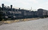 Loksammlung für ein Eisenbahnmuseum am Keleti pályaudvar 1974
